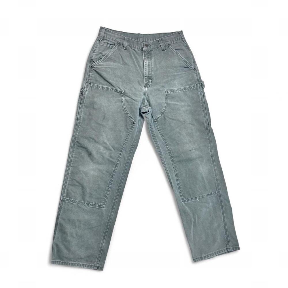 Carhartt B136 MOS USA made Vintage Double Knee Workwear Carpenter Pants 32”